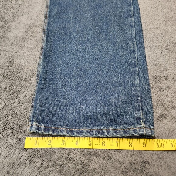 NWT Carhartt Relaxed Fit B460 DVB Men’s Blue Denim Jeans size 44 x 32 - Picture 10 of 11